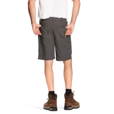 Ariat Work: Rebar DuraStretch Utility Pantalones Cortos Hombre - Gris (OSILJ4275)